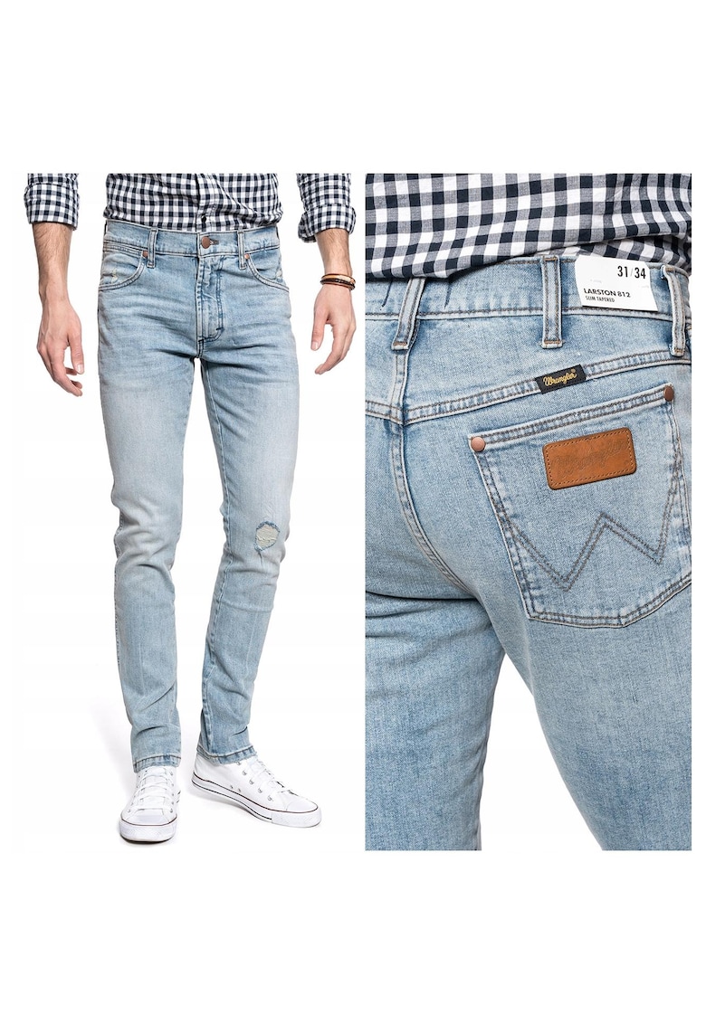 Blugi barbati -  35614-138 - Larston - Bumbac - Lungi - Barbati - Slim fit - W31-L34 US - Albastru Blugi barbati -  35614-138 - Larston - Bumbac - Lungi - Barbati - Slim fit - W31-L34 US - Albastru