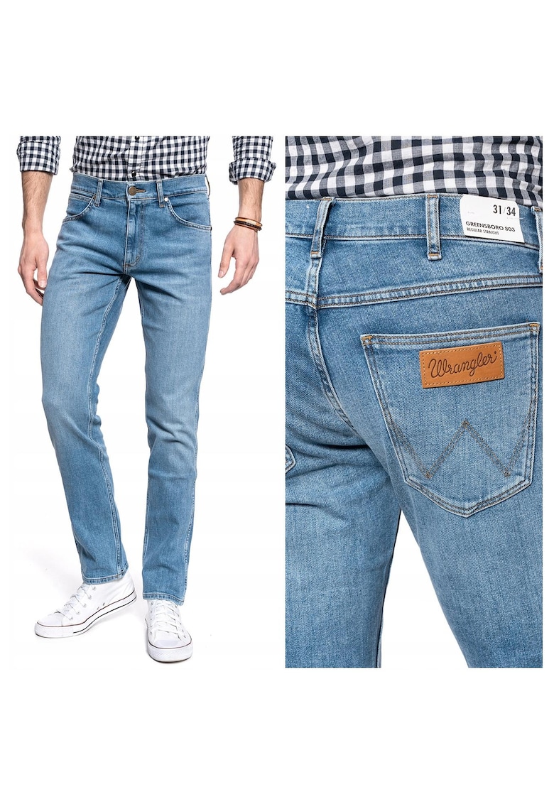 Blugi barbati - 36294-137 - Greensboro - Bumbac - Lungi - Barbati - Regular fit - W30-L34 US - Albastru Blugi barbati - 36294-137 - Greensboro - Bumbac - Lungi - Barbati - Regular fit - W30-L34 US - Albastru