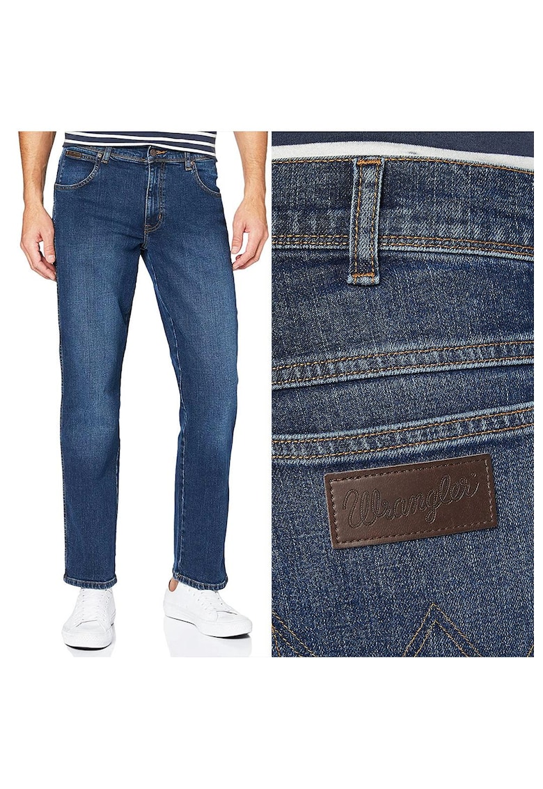 Blugi barbati -  43675-87 - Texas - Bumbac - Lungi - Barbati - Regular fit - W30-L32 US - Albastru