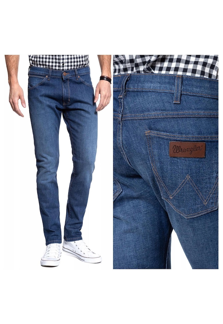 Blugi barbati -  6164-137 - Bryson - Bumbac - Lungi - Barbati - Slim fit - W30-L34 US - Albastru