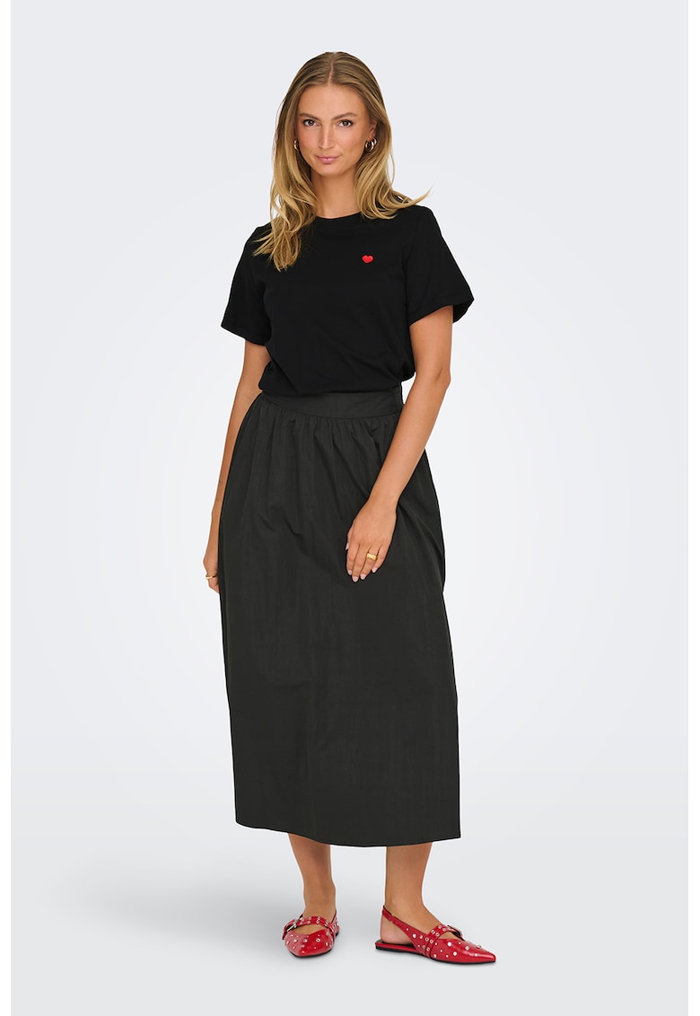 Tricou cu imprimeu in forma de inima Tricou cu imprimeu in forma de inima