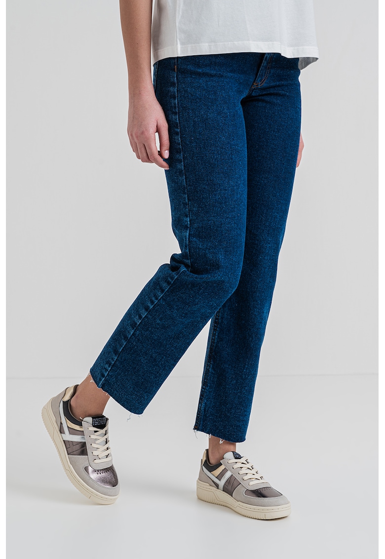 Blugi crop drepti Lullu