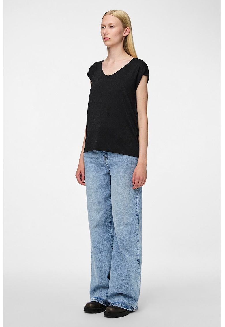 Tricou lejer cu insertii stralucitoare Billo