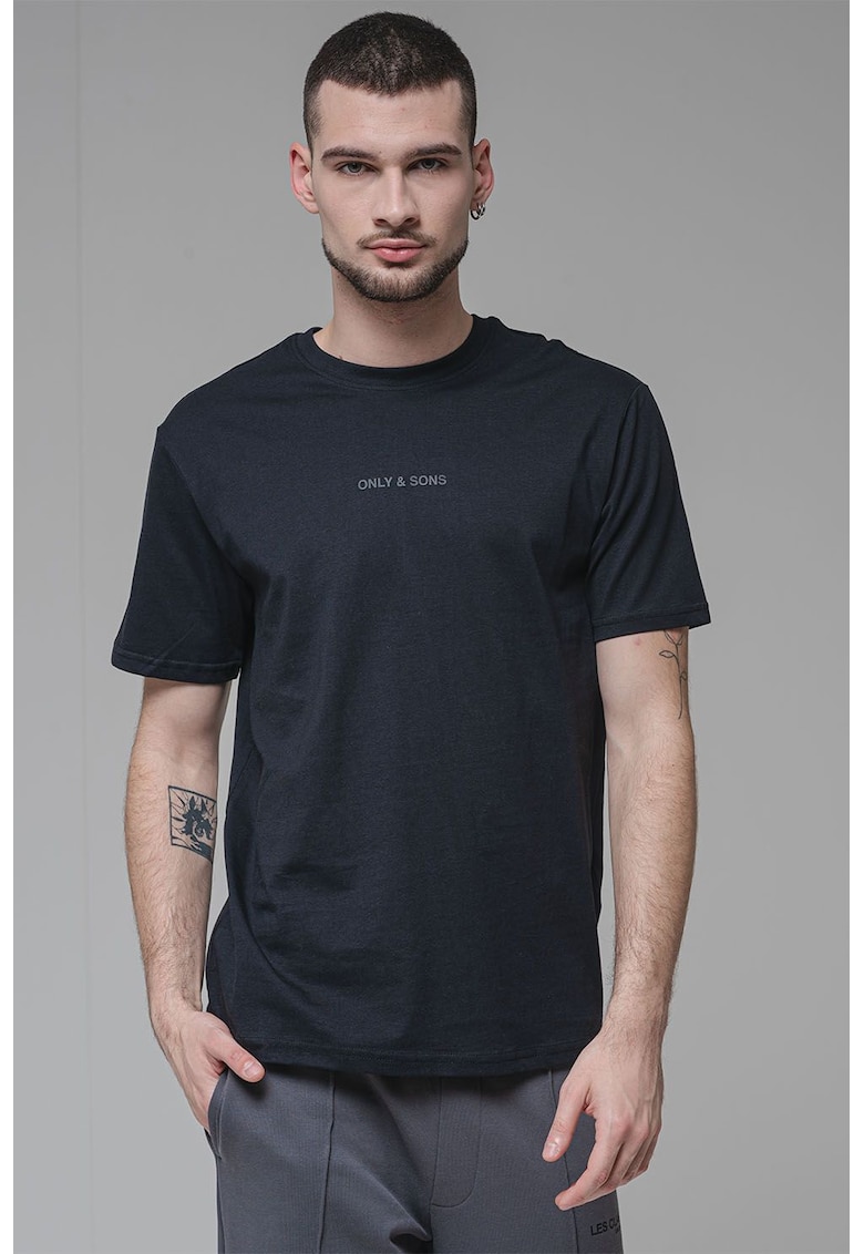 Tricou regular fit cu logo