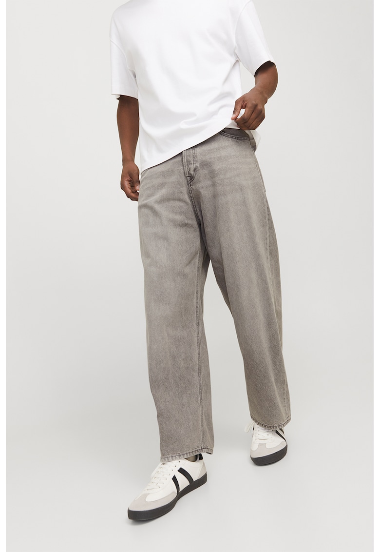 Blugi cu croiala ampla - Gri deschis