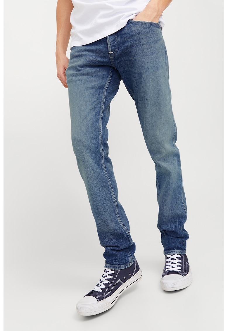 Blugi regular fit - Albastru inchis