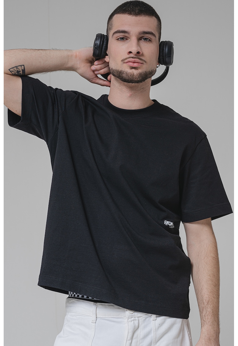 Tricou din bumbac cu model logo