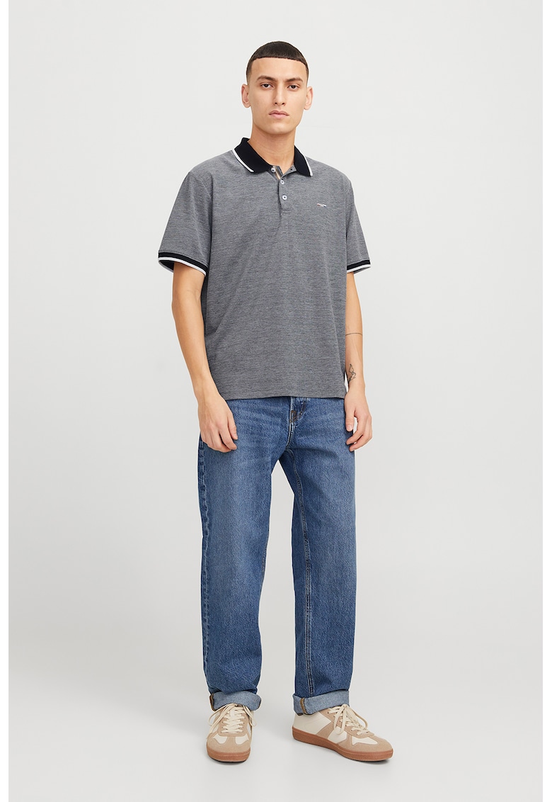 Tricou polo cu garnituri contrastante