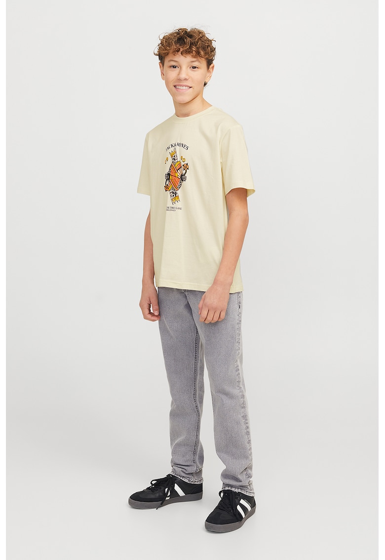 Tricou de bumbac cu model grafic