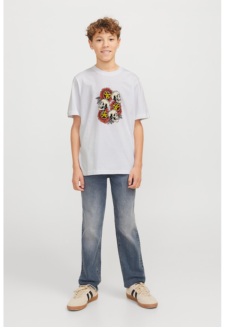 Tricou de bumbac cu model grafic