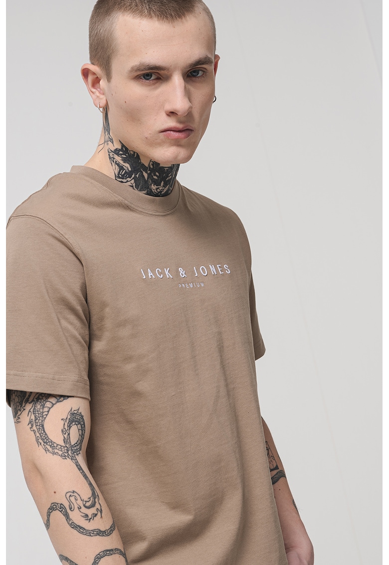 Tricou cu imprimeu logo pe piept