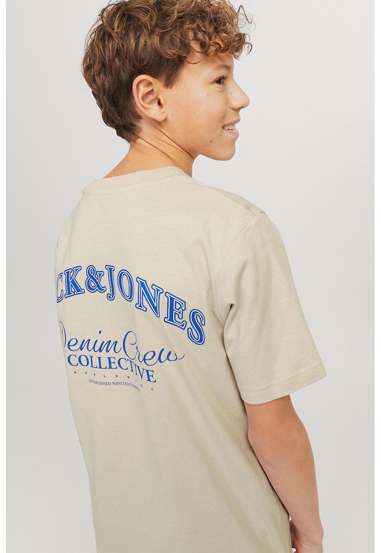 Tricou de bumbac cu imprimeu pe spate