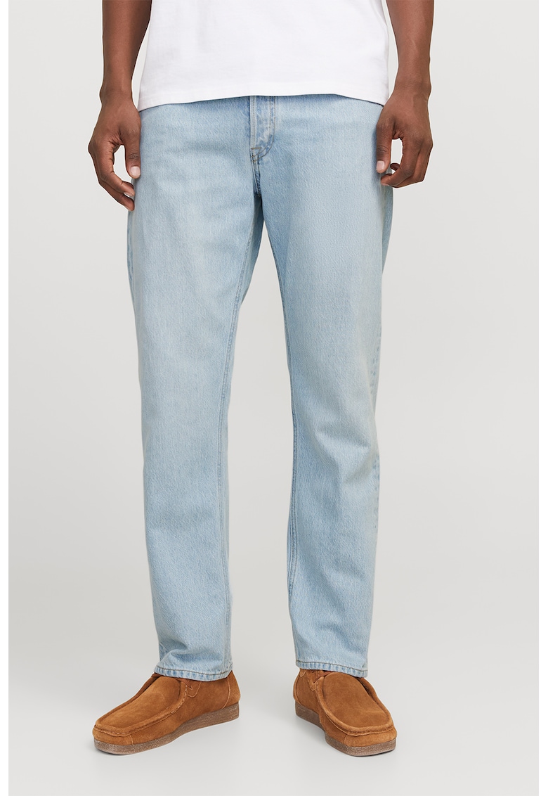 Blugi relaxed fit Chris - Albastru glaciar