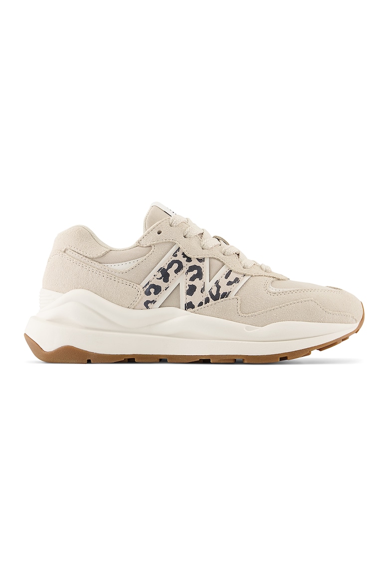 Pantofi sport de piele cu captuseala din material textil 57/40 Pantofi sport de piele cu captuseala din material textil 57/40