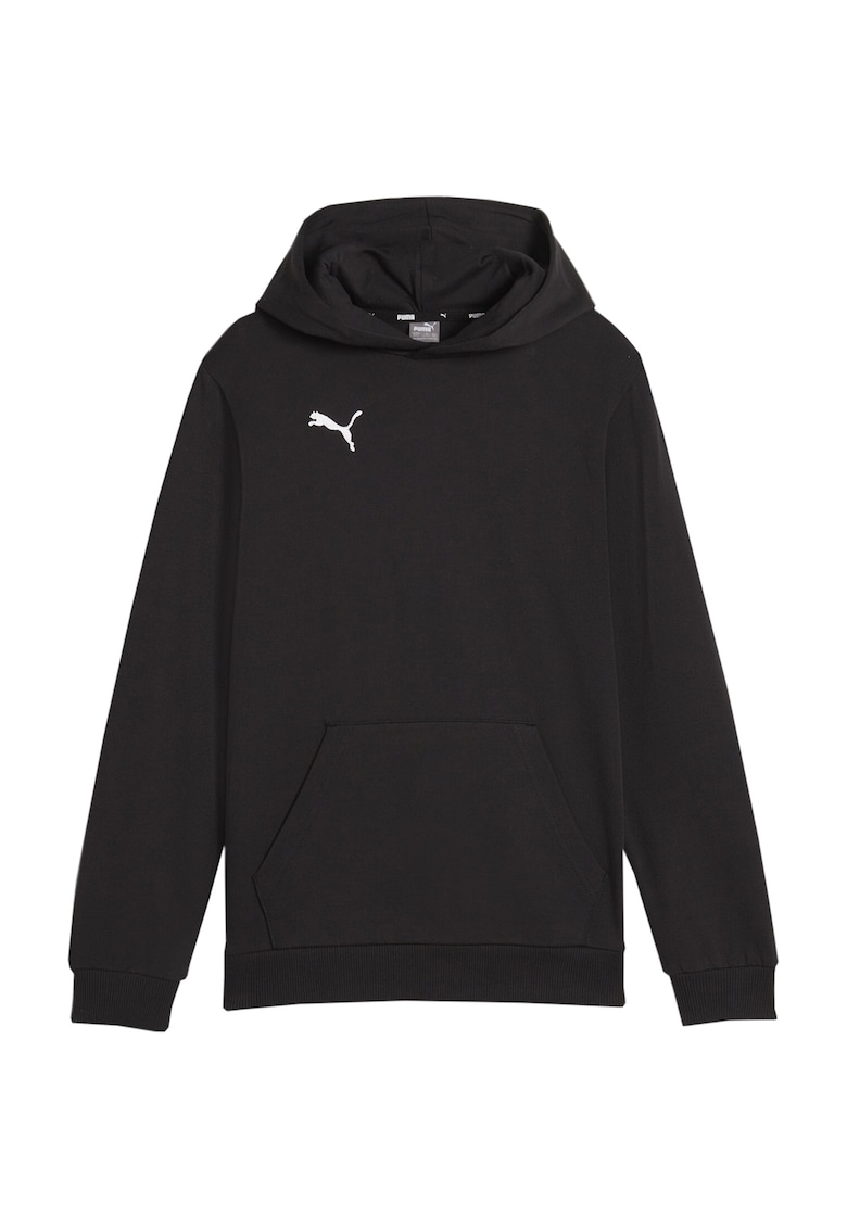 Hanorac sport copii - Puma - Team Goal - gluga mare - negru - bumbac