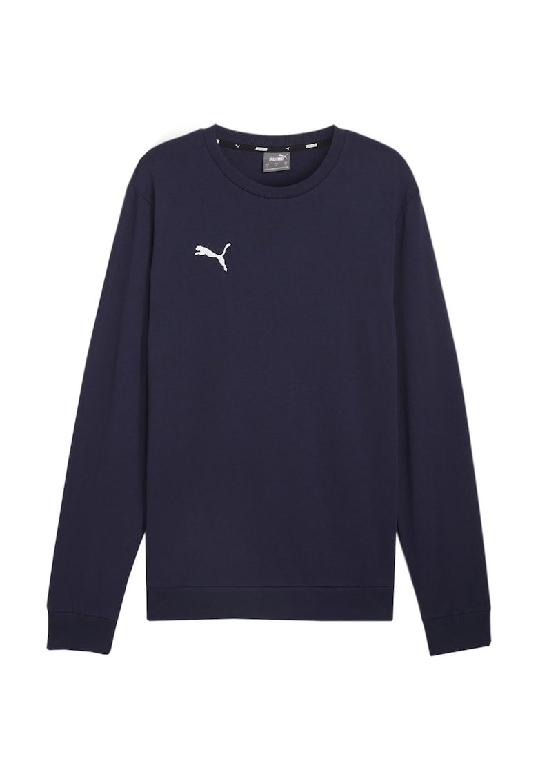 Hanorac barbati Puma Team Goal Casuals - bleumarin - bumbac - cu mansete elastice -