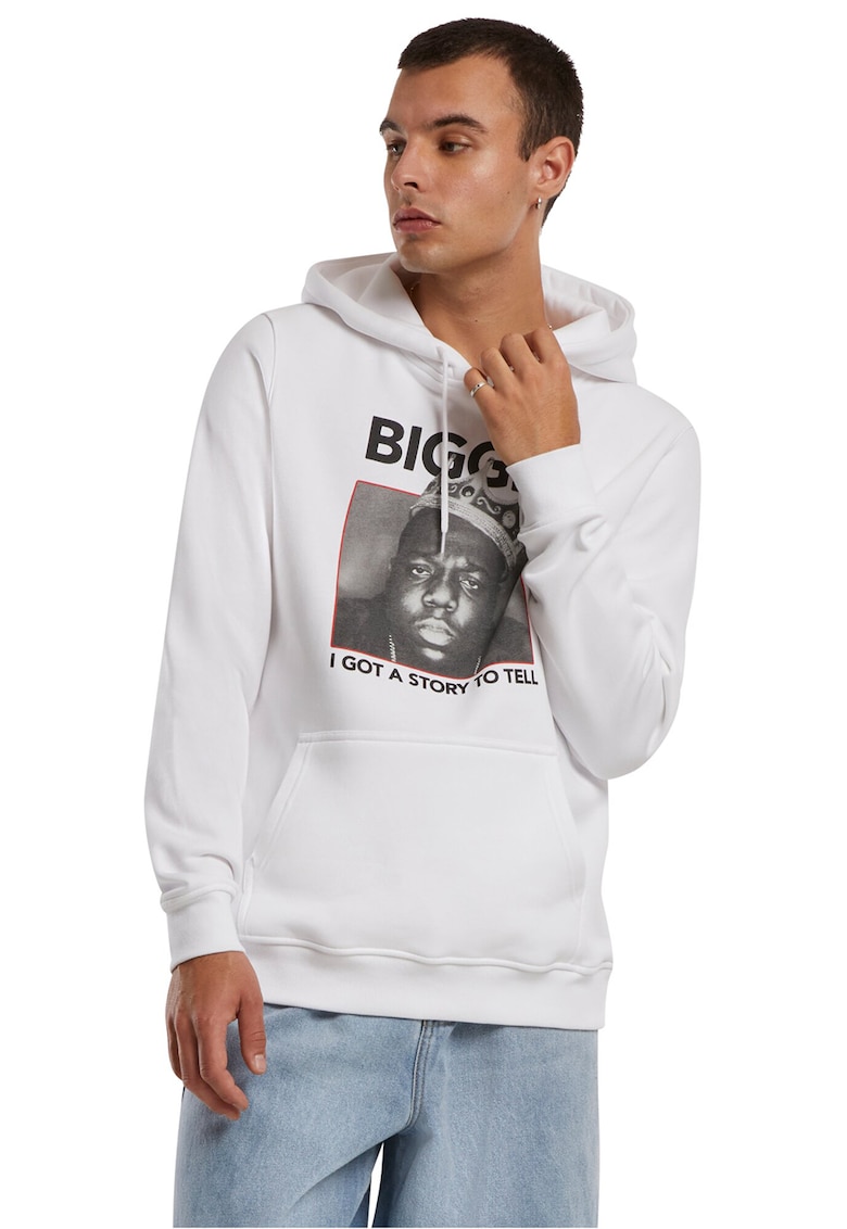 Hanorac unisex cu buzunar kangaroo si imprimeu grafic