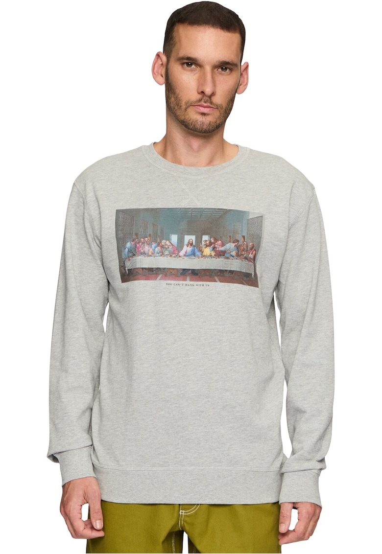 Bluza de trening unisex din bumbac cu imprimeu grafic