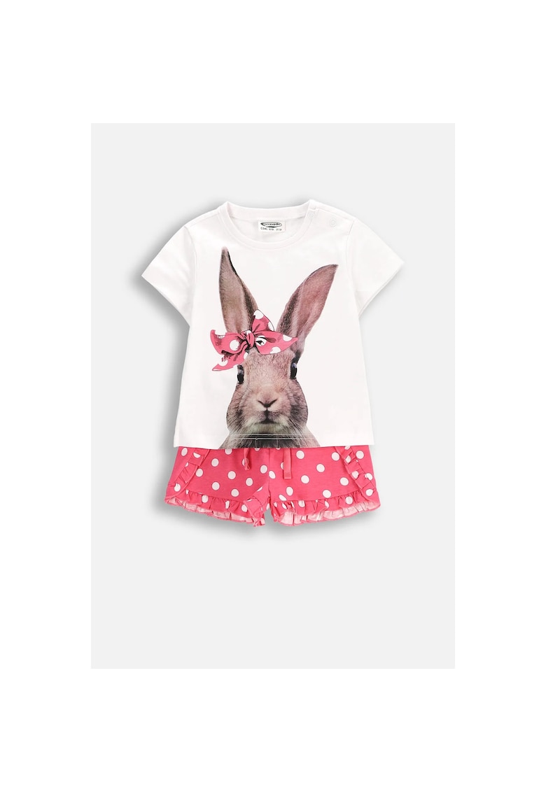 Pijama scurta cu imprimeu - Multicolor
