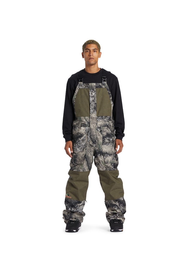 Pantaloni sport barbati camuflaj - impermeabili - verde - 100% poliester