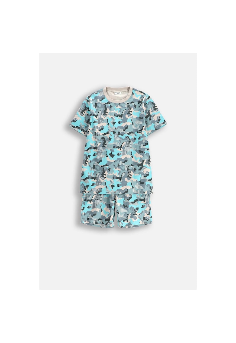 Pijama scurta camuflaj - Multicolor
