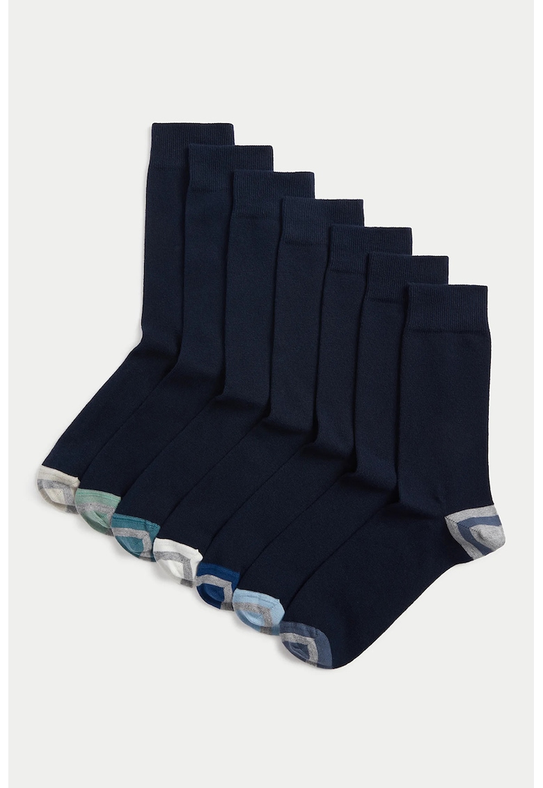 Set de sosete din amestec de bumbac - 7 Perechi