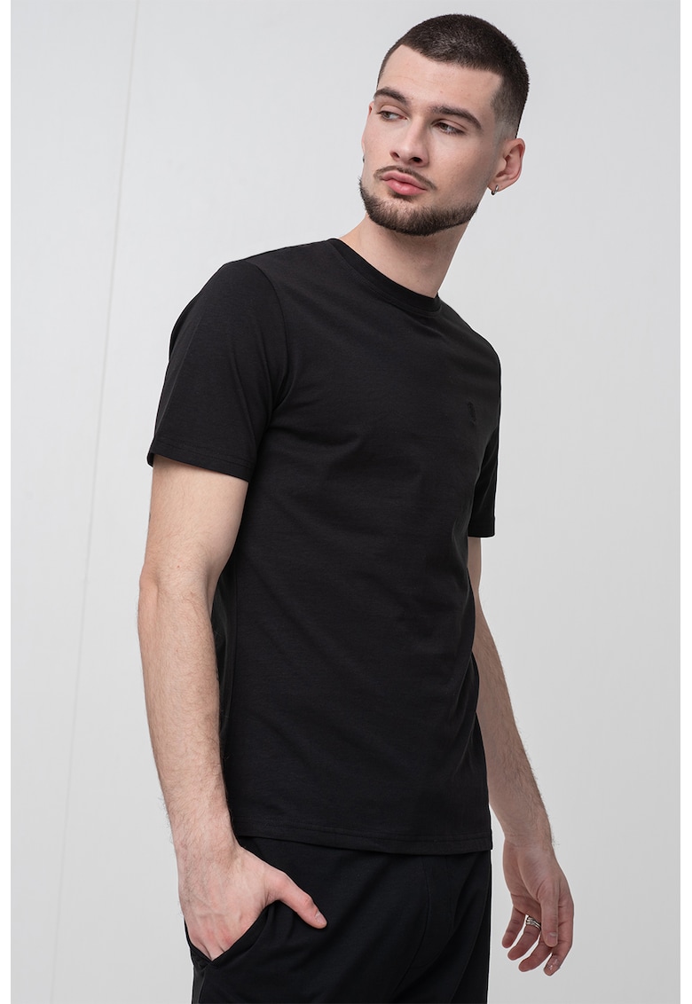 Tricou uni regular fit