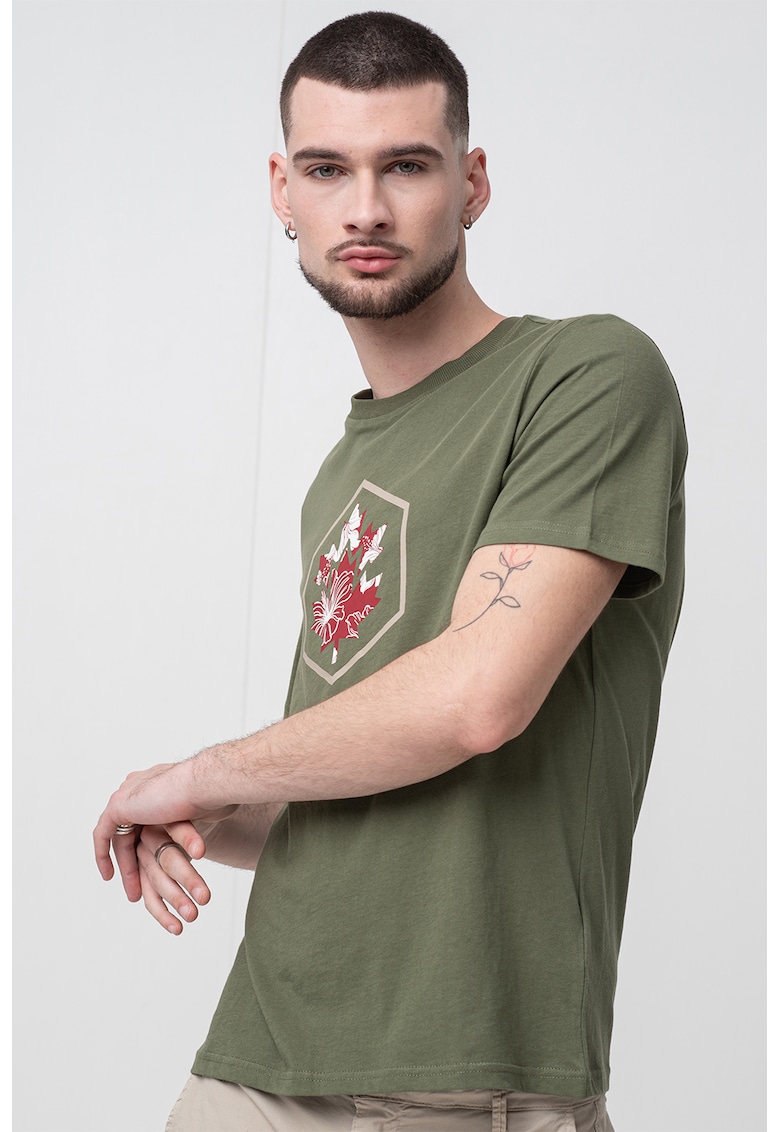 Tricou cu imprimeu grafic frontal