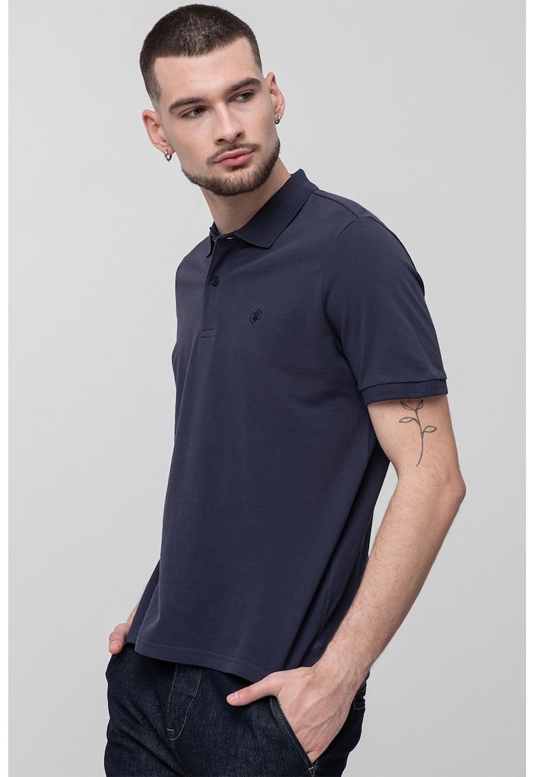 Tricou polo de bumbac pique