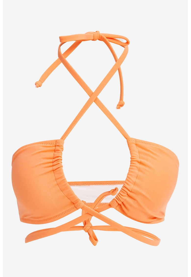 Sutien de baie cu cupe triunghiulare