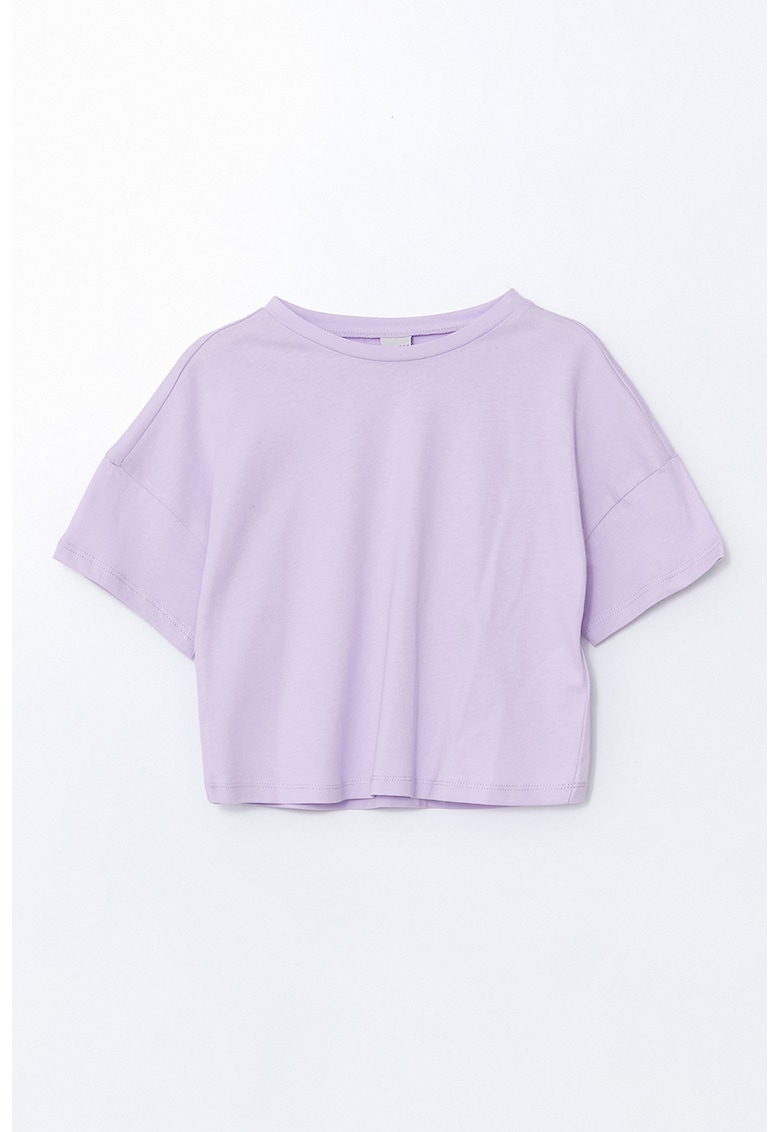 Tricou crop de bumbac