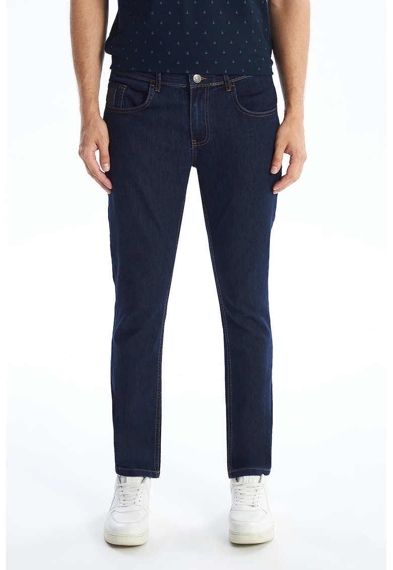 Blugi regular fit - Albastru indigo