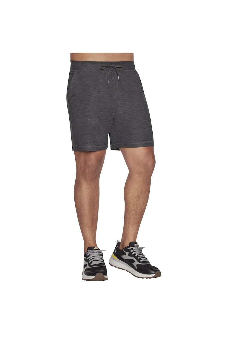 Skechers Pantaloni scurti barbati - Skech-Knits Ultra GO Lite 7 Inch Short MSH108-BKCC - Gri - XXL