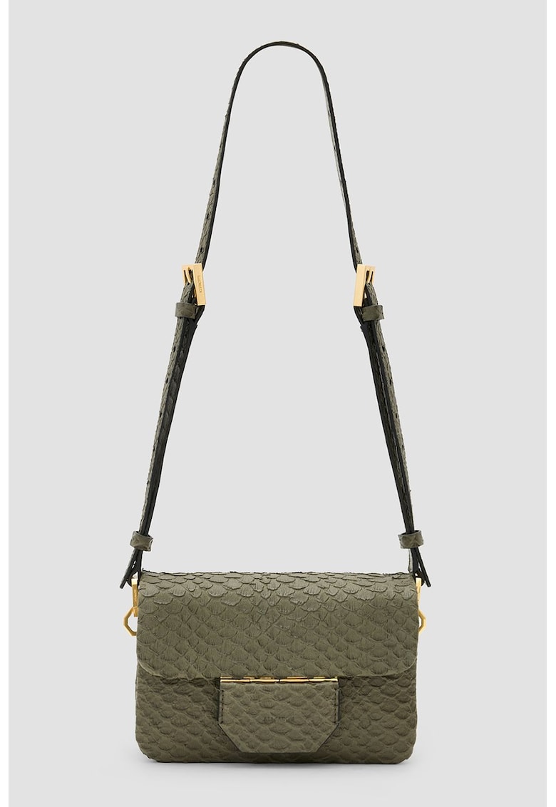 Geanta crossbody de piele cu model sarpe Jupiter Geanta crossbody de piele cu model sarpe Jupiter