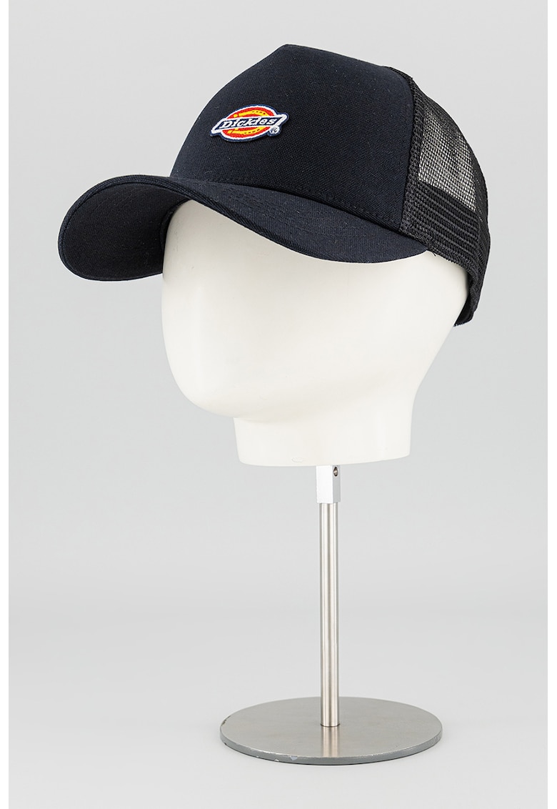 Sapca baseball cu segmente de plasa - Negru
