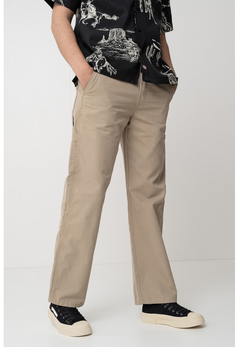 Pantaloni regular fit - Maro nisip