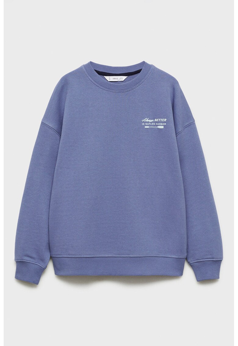 Bluza de trening cu imprimeu text