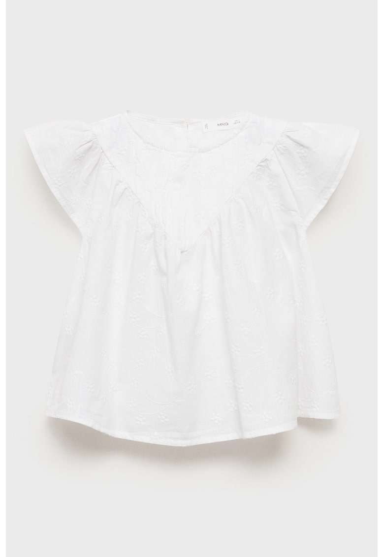 Bluza lejera cu decolteu rotund