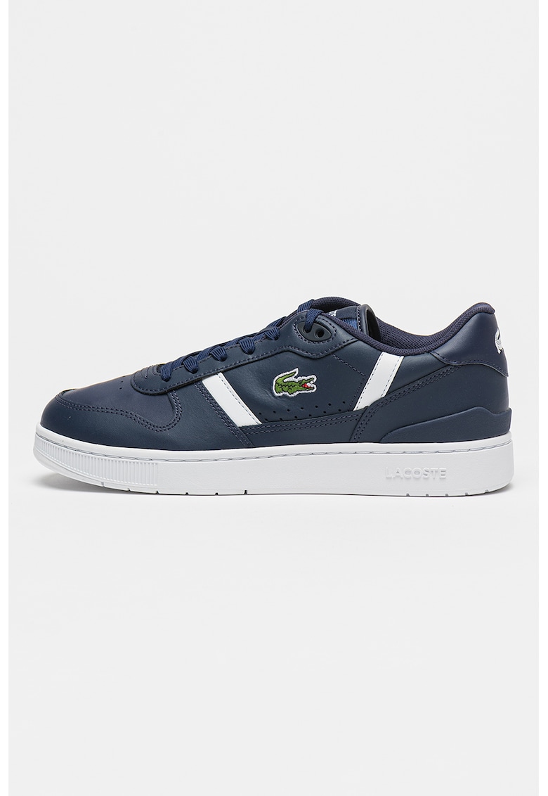 Pantofi sport din piele cu logo T-Clip - Albastru indigo