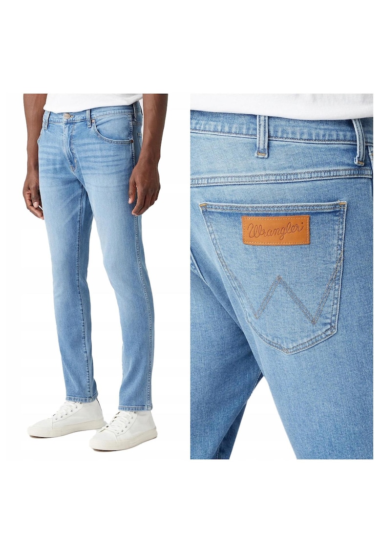 Blugi barbati -  41175-138 - Larston - Bumbac - Lungi - Barbati - Slim fit - W31-L34 US - Albastru