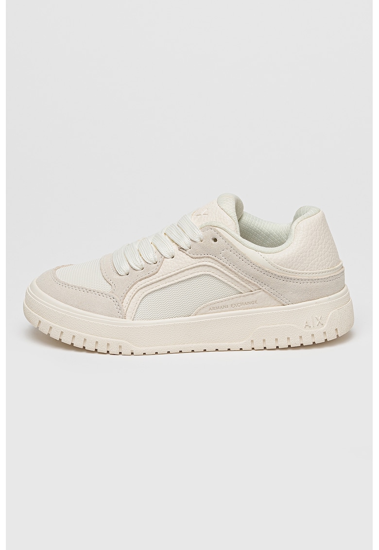 Pantofi sport cu garnituri din plasa si sireturi