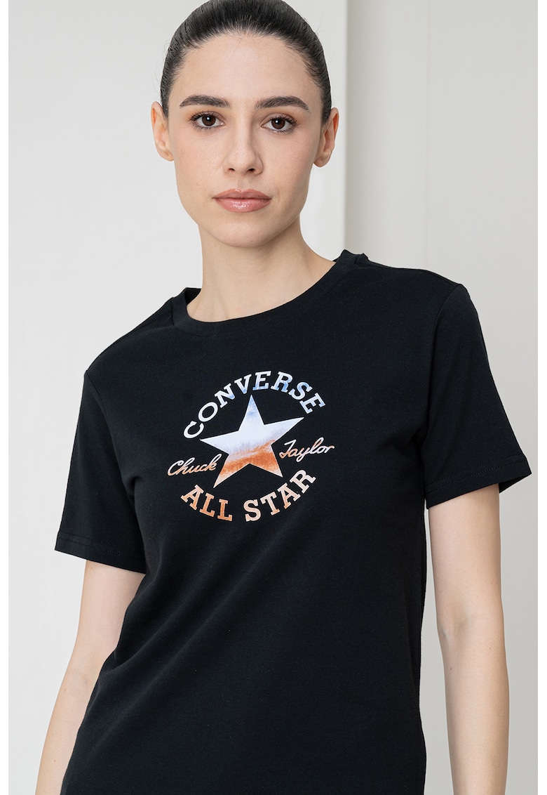 Tricou cu imprimeu metalizat Chuck Taylor