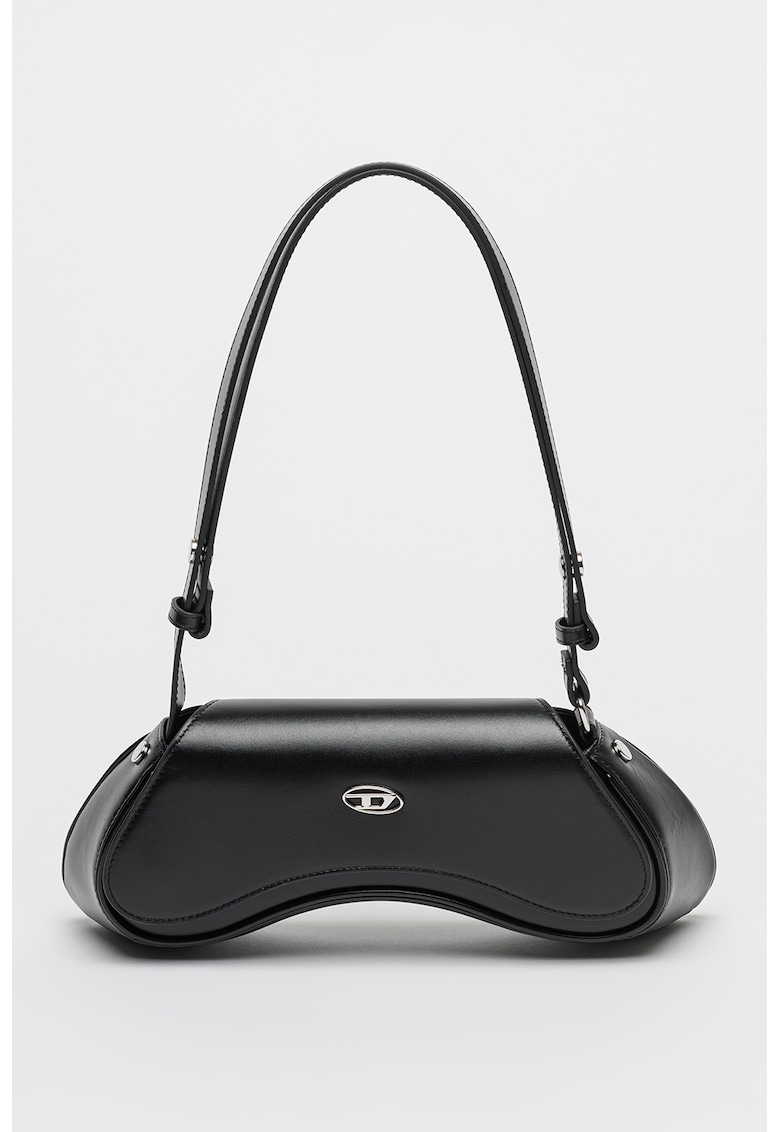 Geanta de piele Play - Negru