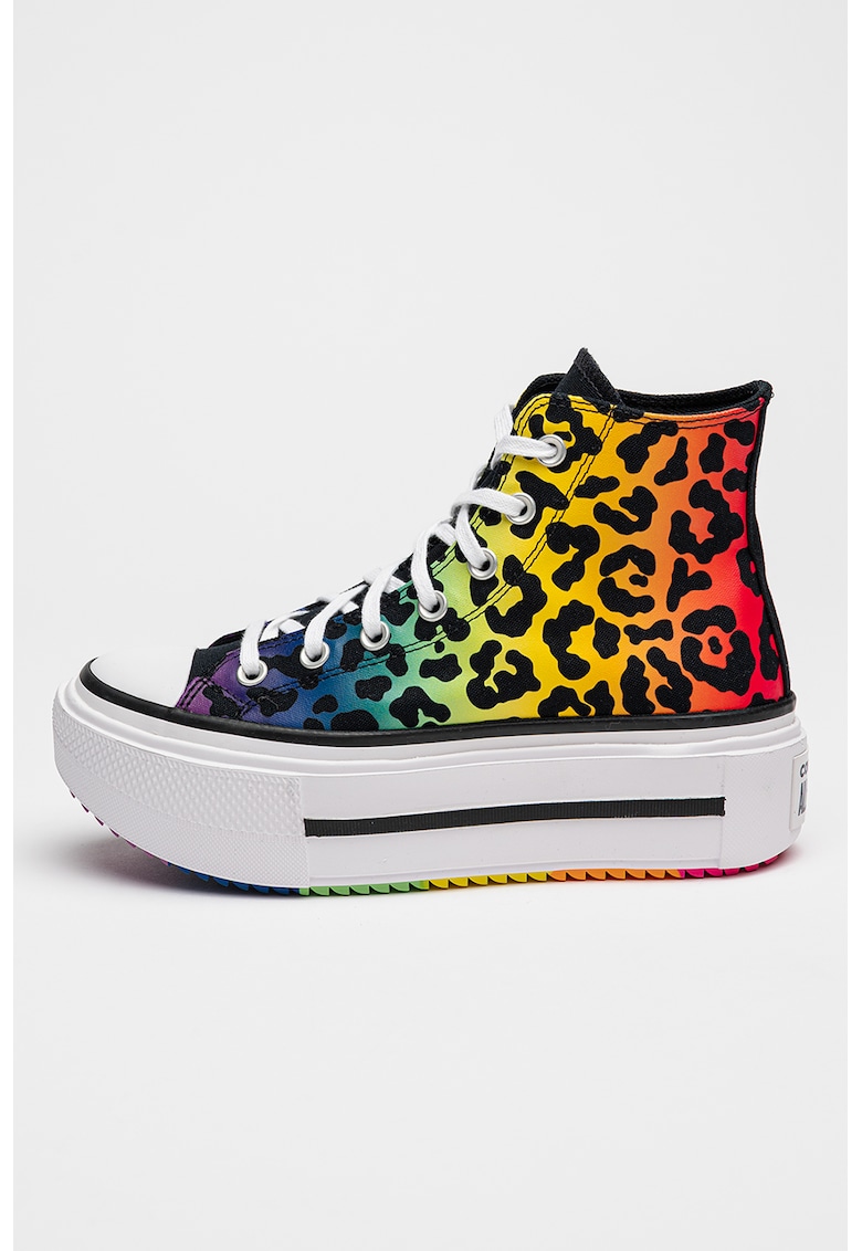 Tenisi flatform Proud to Be Lift Double Stack - Negru/Multicolor