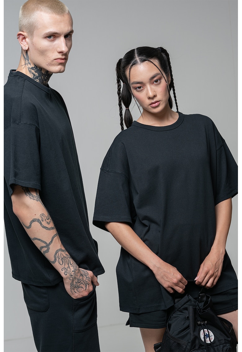 Tricou lejer unisex cu model uni