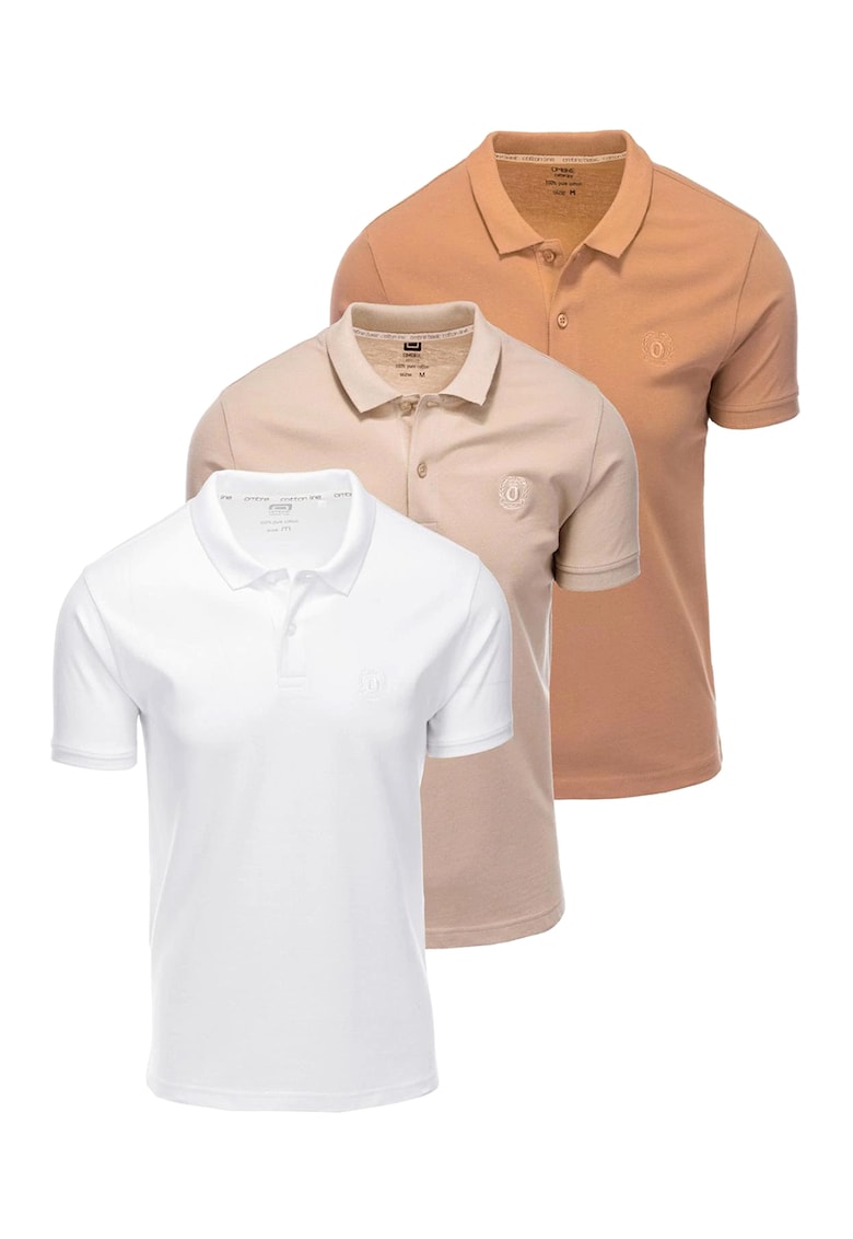 Set de tricouri polo de bumbac - 3 piese