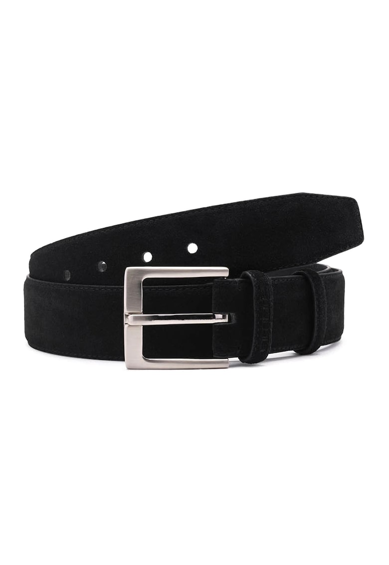 Curea de piele intoarsa cu catarama metalica