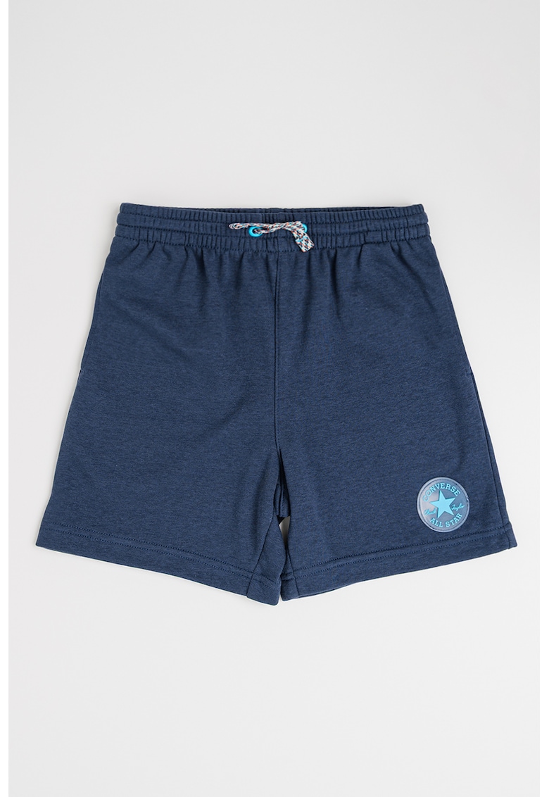 Pantaloni scurti din amestec de bumbac cu snur