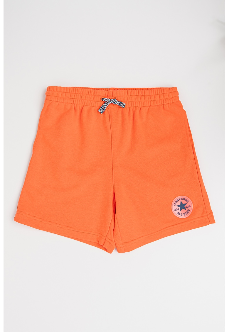 Pantaloni scurti din amestec de bumbac cu snur