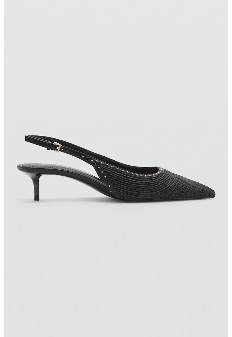 Pantofi cu toc kitten si varf ascutit